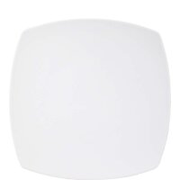 Tokio White Teller quadratisch flach 17cm  (VPE 10 St.)