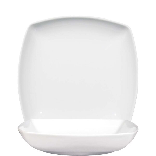 Tokio White Teller quadratisch tief 21cm  (VPE 6 St.)