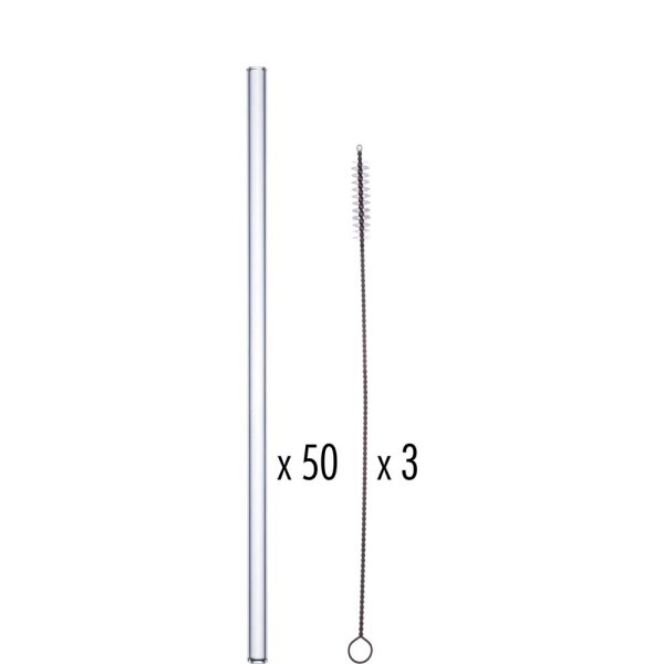 Trinkhalm gerade 23cm, 50+3 Set  (VPE 1 St.)
