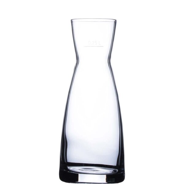 Ypsilon Karaffe 28,5cl; 0,25l Eichstrich  (VPE 12 St.)