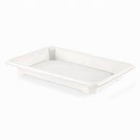 Bio Sushi Trays M 16,5 x 11,5 x 2,1 cm ohne Deckel | VPE...
