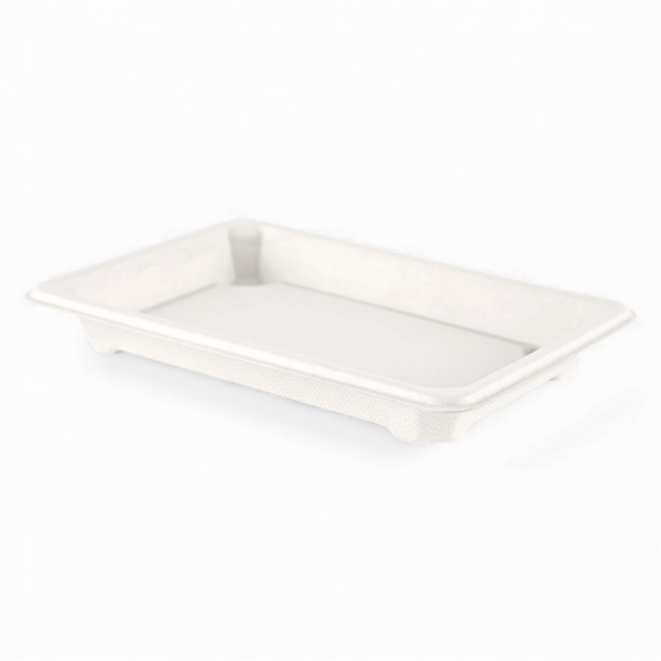 Bio Sushi Trays L 18,5 x 12,8 x 2,1 cm ohne Deckel | VPE 500 (10 x 50)