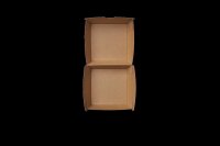 Burgerbox 14x14x10cm neutral braun