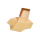 Burgerbox 14 x 14 x 10 cm neutral braun (zum selbst falten) | VPE 100