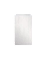 Faltenbeutel 16 x 6 x 28 cm neutral weiß (403)
