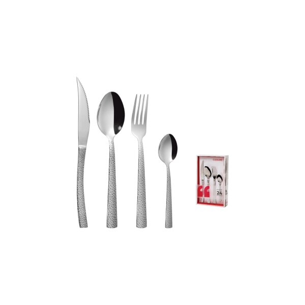 24-tlg. Set Cheese Edelstahl 18 %
