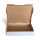 Pizzakarton 40 x 40 x 4 cm neutral weiß/braun Doppelkraft