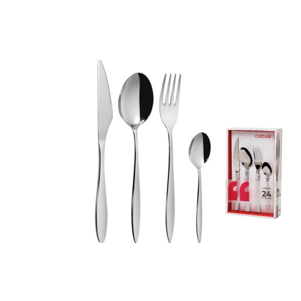 24-teilig Set Mia Edelstahl 18 %