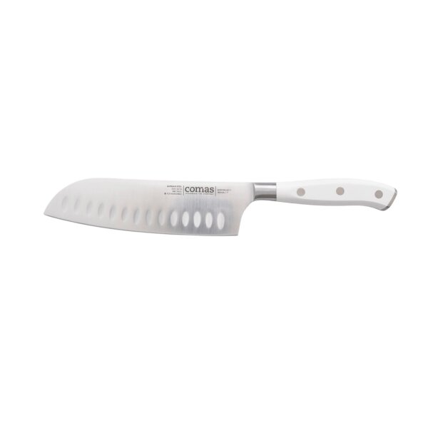 Messer Santoku Marble 180 mm Blanco Abs