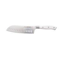Messer Santoku Marble 180 mm Blanco Abs