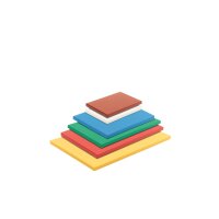 Weisses Schneidebrett 300 x 200 x 20