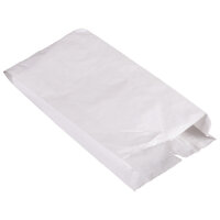 Faltenbeutel 12 x 5 x 25 cm neutral weiß (418)