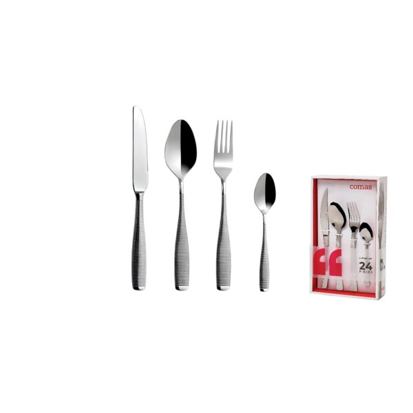 24-teilig Set Fleur De Lys 18/10 Inox