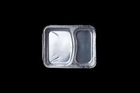 Aluschale R808L 227 x 177 x 38 mm 2-geteilt (Inhalt: 400 / 550 ml)