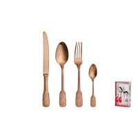 24-tlg. Set Versailles Satin Copper 18/10