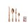 24-tlg. Set Versailles Satin Copper 18/10