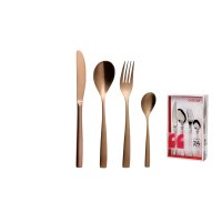 24-teilig Set BCN Copper Edelstahl 18 %