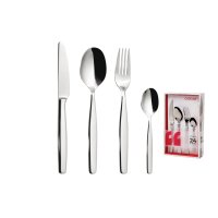 24-tlg. Set Malvarrosa Edelstahl 18 %