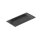 1/2 Portion Rechteckiger Edelstahl Teller Ice Black