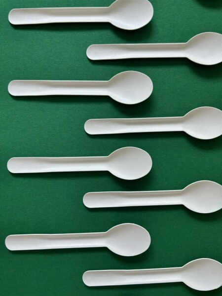 Papierlöffel weiß 16cm