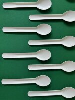 Papierlöffel weiß 16cm