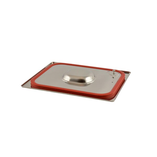 GN-Deckel mit hermetischem Verschluss 1/2 18/10