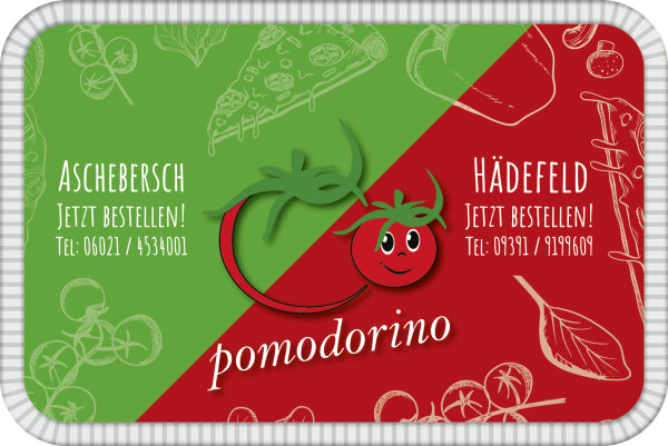 Alu-Karton Deckel R45L -POMODORINO- VPE 600 (6 x 100)