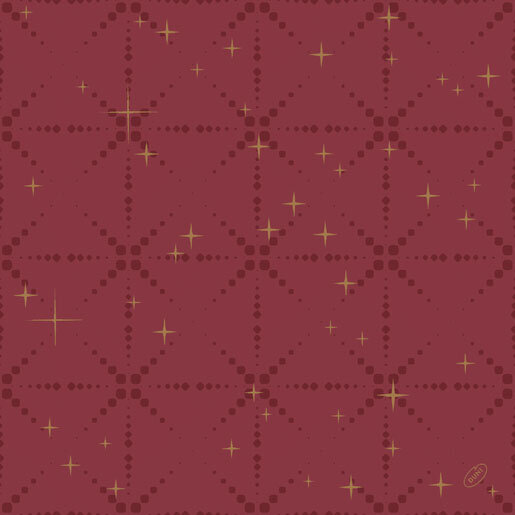 Bio Dunisoft-Servietten 40 x 40 cm 1/4 Falz, Motive Gilded Bauble VPE 144 (12 x 12)