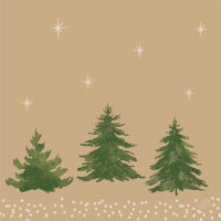 Bio Dunisoft® Serviette 40 x 40 cm Humble trees VPE...