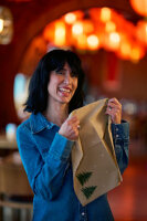 Bio Dunisoft® Serviette 40 x 40 cm Humble trees VPE...