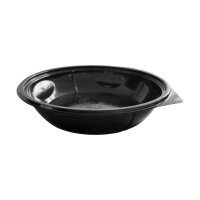 Salatschale B4 schwarz Ø 190 mm x 38 mm (Inhalt:...