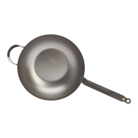 Abgerundeter Wok Gegengriff Mineral B Ø 32 cm