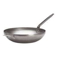 Abgerundeter Wok Gegengriff Mineral B Ø 40 cm