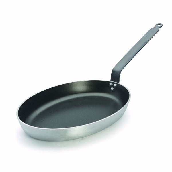 Ovale Fischpfanne Choc 40 cm