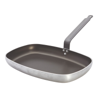 Rechteckige Fischpfanne Aluminium antihaftbeschichtet 38 cm