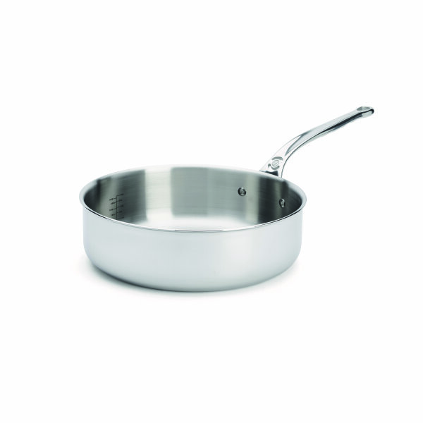 Gerade Sauteuse Affinity, Edelstahl, Ø 28 cm