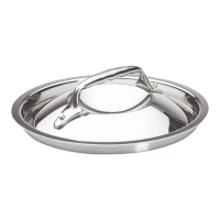 Edelstahl Deckel mit Gussgriff Ø 16 cm