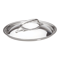Edelstahl Deckel mit Gussgriff Ø 18 cm