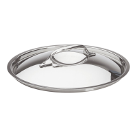 Edelstahl Deckel mit Gussgriff Ø 24 cm