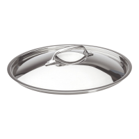 Edelstahl Deckel mit Gussgriff Ø 28 cm