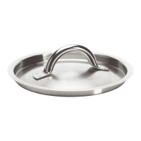 Deckel aus Edelstahl Satiniert Ø 16 cm