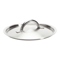 Deckel aus Edelstahl Satiniert Ø 18 cm