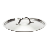 Deckel aus Edelstahl Satiniert Ø 24 cm