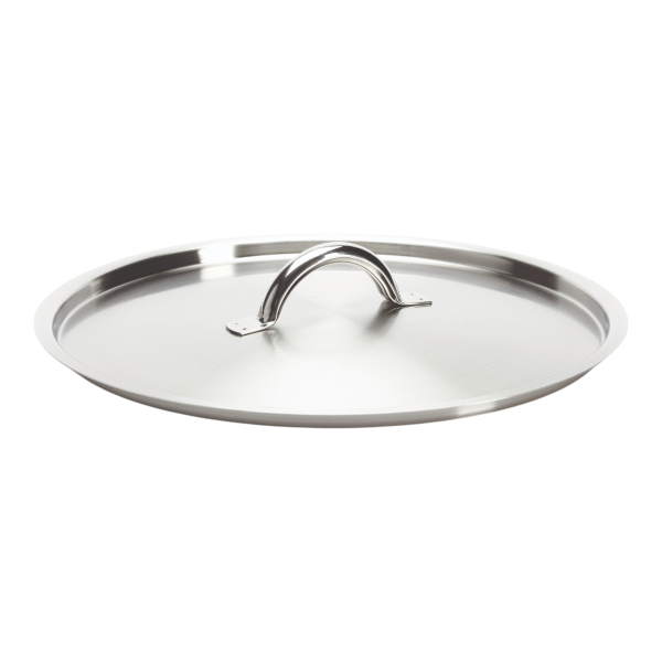 Deckel aus Edelstahl Satiniert Ø 28 cm