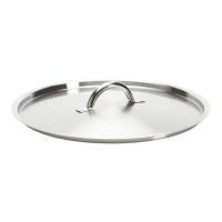 Deckel aus Edelstahl Satiniert Ø 28 cm