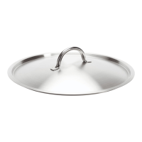 Deckel aus Edelstahl Satiniert Ø 36 cm