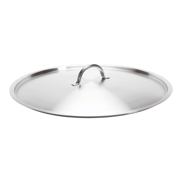Deckel aus Edelstahl Satiniert Ø 50 cm
