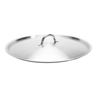 Deckel aus Edelstahl Satiniert Ø 50 cm