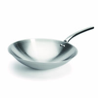 Wok, Edelstahl, Ø 36 cm, Induktion