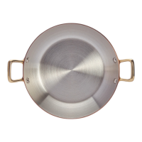 Servierpfanne mit 2 Messinggriffen Ø 16 cm Inocuivre